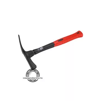   kőműves kalapács, berlini; 600g, szeghúzós üvegszálas nyéllel, TÜV/GS