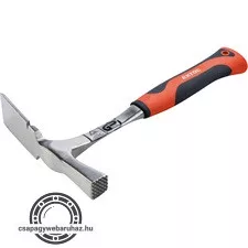 kőműves kalapács berlini, szeghúzós ; egy darabban kovácsolt nyéllel, 600g