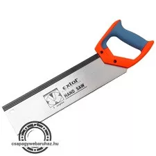 gérvágó (gérbevágó) fűrész, gumírozott nyél; 350mm, speciális háromszoros élezés