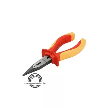   rádiós fogó; 160mm, szigetelt, 1000V, VDE, DIN ISO 5745,  CV, duál piros/sárga nyél, akasztós szerszámtartó