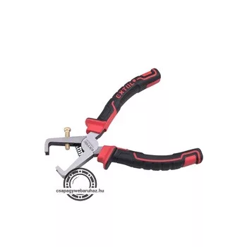   blankoló fogó; 160mm,  duál  vörös/fekete TPR nyél, akasztós szerszámtartó