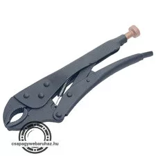 gyorsszorító fogó, erősített, fekete; 250mm, CV.