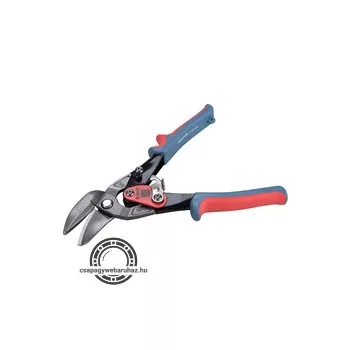 lemezvágó olló, két komp. nyél; 255mm, jobbos