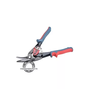 lemezvágó olló, két komp. nyél; 255mm, balos