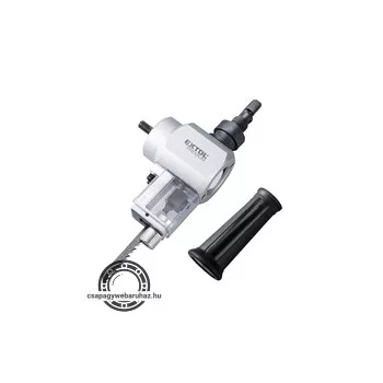   fúrógéppel hajtható, 2 funkciós mechanikus lemezvágó/lyukasztó fej, fára- és fémre is