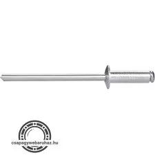 popszegecs klt. alu, 1000 db, méret: 3,2×6,4 mm