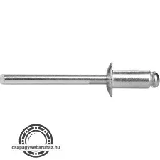 popszegecs klt. alu, 500 db, méret: 4,8×6,4 mm