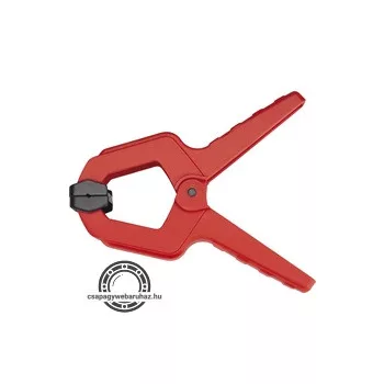 asztalos csipesz, 175mm, max nyitás 75mm, műanyag