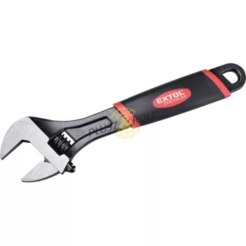   állítható villáskulcs, 300 × 32 mm, kovácsolt, CrV., 12", nikkelezett