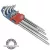 torx kulcs klt. 9db, extra hosszú; T10-T50, hosszú szár: tömör, rövid szár: lyukas, CV., 90-225mm