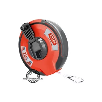 mérőszalag, gumírozott, 20m×13mm