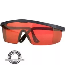 lézeres szemüveg vízszintezőhöz, PIROS
