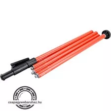 teleszkópos rúdállvány, ALU, állítható magasság: 590-3000mm, 5/8"-1/4" menetes csatlakozó, lézeres vízszintezőhöz