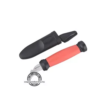   kábelvágó / blankoló kés, 4Cr14 acél, penge hossz: 35 mm, teljes hossz: 155 mm