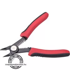 műszerész oldalcsípő- és vezeték csupaszító (blankoló) fogó, 150 mm