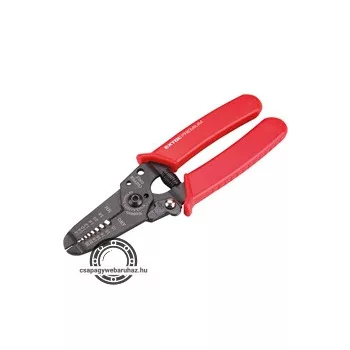   vezeték csupaszító (blankoló) fogó, HRC 52-55, kábel méretek: 0,6-0,8-1,0-1,3-1,6-2,0-2,6 mm