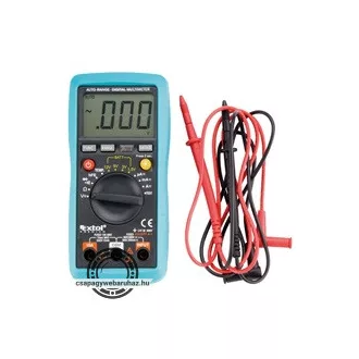   Digitális multiméter; Amper/Volt/Ohm mérő, hangjelző funkcióval, CE, 3 db 1,5V AAA elem EXTOL 8831250