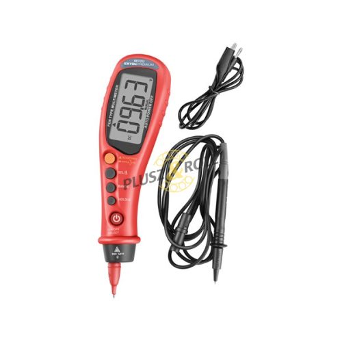 digitális multiméter, toll típusú; Amper/Volt/Ohm mérő, hangjelző funkcióval, CE, 2 db 1,5V AAA elem