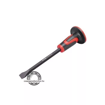   laposvéső 30 mm széles, CV.; 400mm, (19 mm szár) erős duál műanyag kézvédővel, homokfúvott