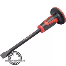 laposvéső 30 mm széles, CV.; 400mm, (19 mm szár) erős duál műanyag kézvédővel, homokfúvott