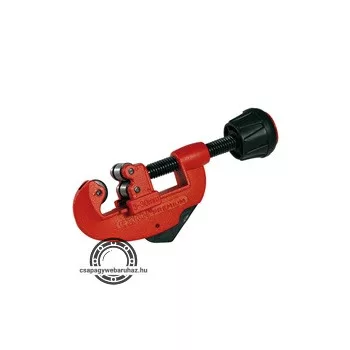   csővágó sorjátlanítóval, 3-30mm; réz, bronz, alu, acél, rozsdamentes acél (max. 1,2mm falvastagság), műanyagok is