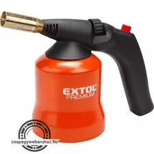 gázlámpa forrasztáshoz, PB gázhoz, piezó gyújtásssal, max. 1200°C, 1,7kW, EN521, fém gázpalack tartó