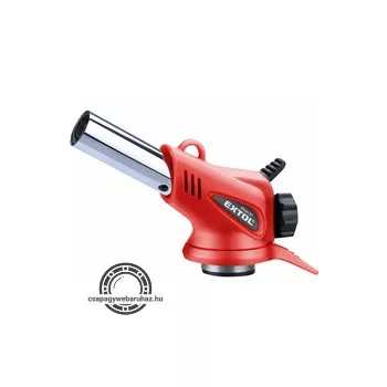   gázlámpa mini forrasztáshoz, piezó gyújtásssal, előmelegítés, 1300°C, 1100kW,  7/16"