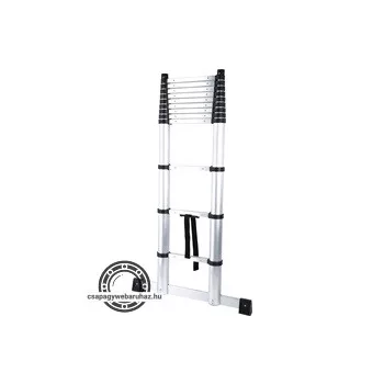 teleszkópos létra, max./min magasság 3,8m/0,96m, ALU