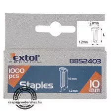 szeg fejjel profi tűzőgéphez 1000db ; 10mm (2,0×1,2×0,52mm)