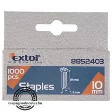 szeg fejjel profi tűzőgéphez 1000db ; 12mm (2,0×1,2×0,52mm)