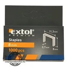 tűzőgépkapocs (11,3×0,52×0,7); 10mm, 1000db