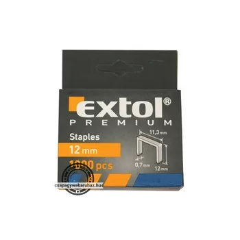 tűzőgépkapocs (11,3×0,52×0,7); 12mm, 1000db