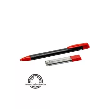 ácsceruza; tölthető, 144 mm, 2B, 6 db 60 mm pótheggyel