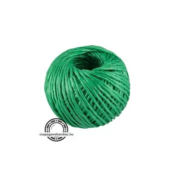 kerti kötöző zsineg, sodrott, zöld, 2mm×50m, PP