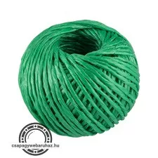 kerti kötöző zsineg, sodrott, zöld, 2mm×50m, PP
