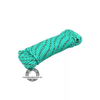 zsinór, fonott, zöld, 3mm×20m, PP
