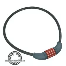 kerékpárzár, 10×650mm, számzáras