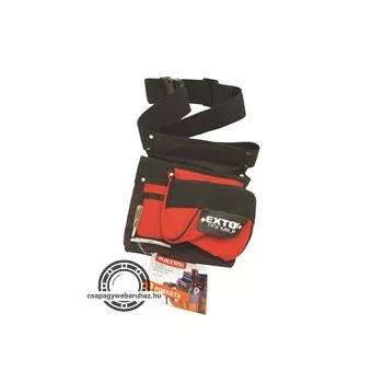 szerszámtartó öv, 3+2 zseb, nylon szövet, műanyag csat