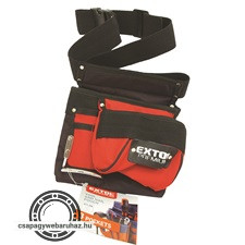 szerszámtartó öv, 3+2 zseb, nylon szövet, műanyag csat