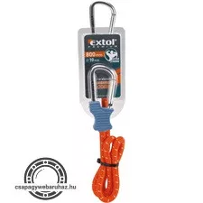 gumipók 1 db, 120 cm × 10mm,  mindkét végén karabínerrel, extra erős gumi