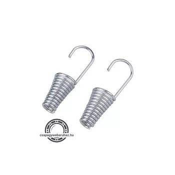   kampó, 2db; 12mm-es gumikötélhez, 4 mm horganyzott acélból