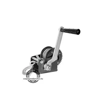 kábelcsörlő, kézi kurblival, max.360kg