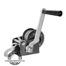 kábelcsörlő, kézi kurblival, max.360kg