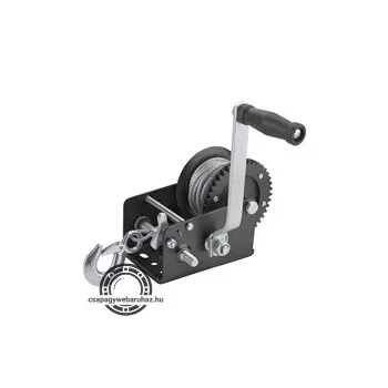 kábelcsörlő, kézi kurblival, max.1350kg