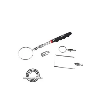   felszedő mágnes és vizsgáló tükör klt., teleszkópos, 170-770 mm, toll típusú