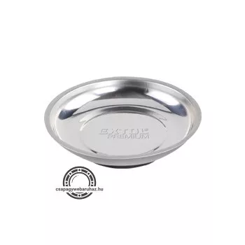 mágneses tál, rozsdamentes acél, csavaroknak, 150mm