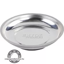 mágneses tál, rozsdamentes acél, csavaroknak, 150mm