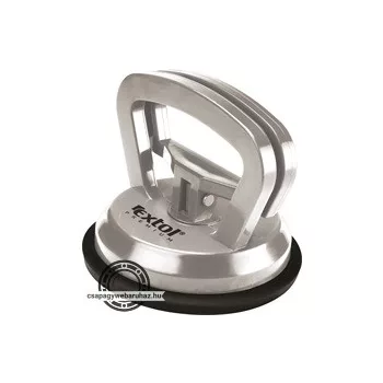   üvegemelő (vákuumos üvegfogó tappancs), egyfejes, max. 50kg teherbírás, átmérő: 118mm, ALU ötvözet