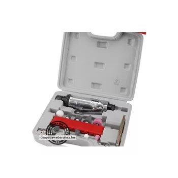   furatköszörű klt., 16 db,  befogás: 6mm/3mm, köszörűfejek (6/3mm befogás), 22.000 1/min, 113l/min, 6,3 bar