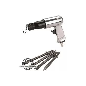   pneumatikus vésőgép, 10mm (3/8") befogás, 3500 ütés/perc, 136l/perc, 6,3 Bar, 1/4" tömlőcsatl.,1,3 kg